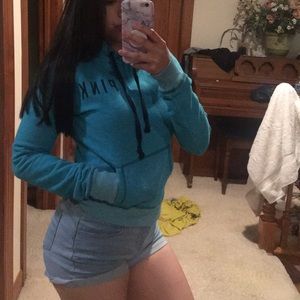 PINK Victoria’s Secret Blue Hoodie